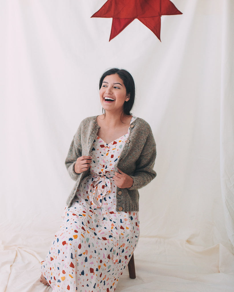 Everyday Cardigan Peace Fleece - Main Image