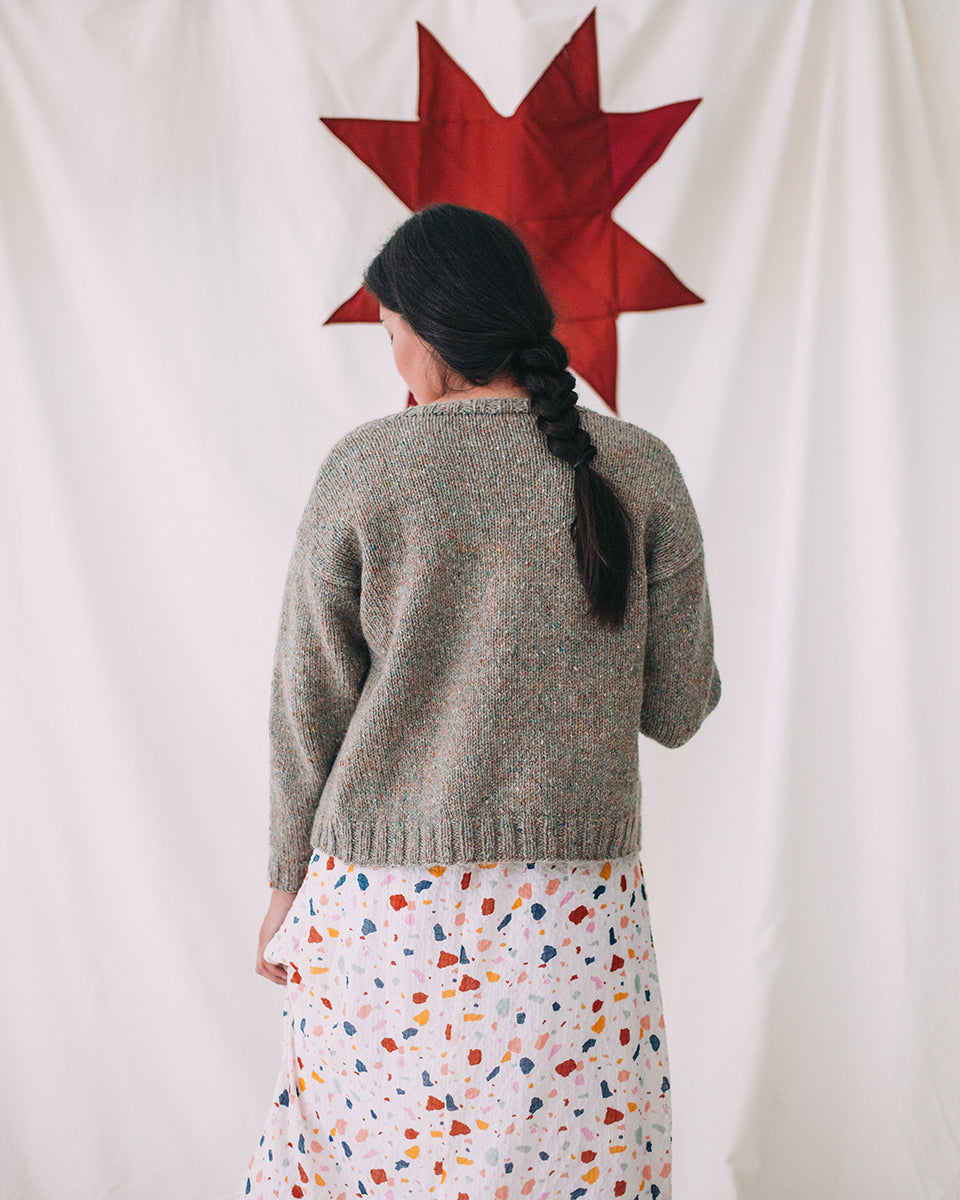 COMESANDGOES WOOL STANDARD KNIT 梵天 Everyday Cardigan | Peace Fleece