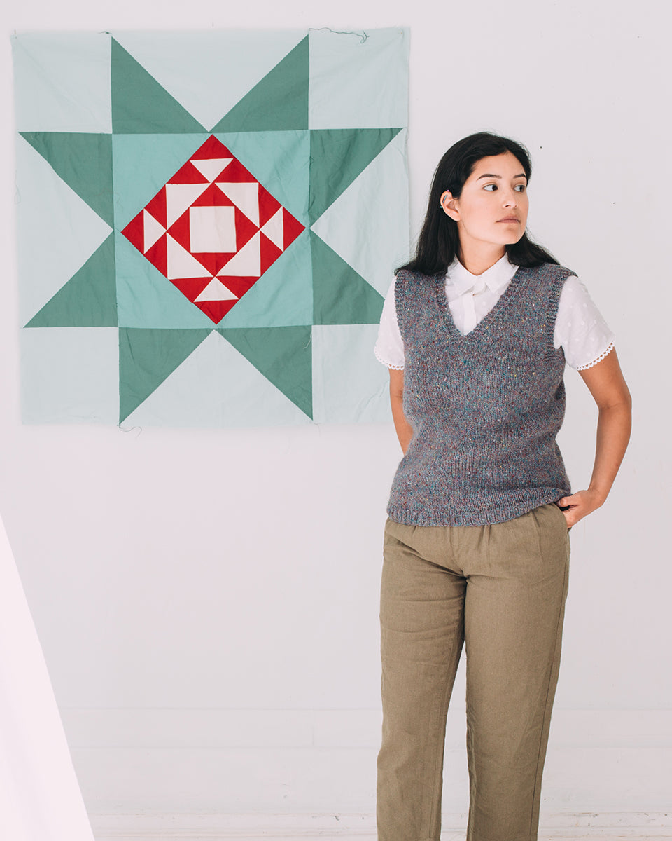 Simple Pie Vest Adult Size | Peace Fleece
