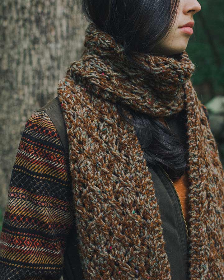 Rubrum Scarf | Peace Fleece