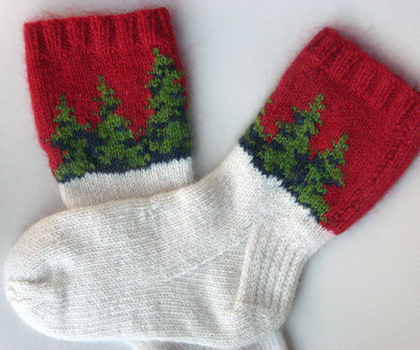 Holiday Forest Sock Pattern